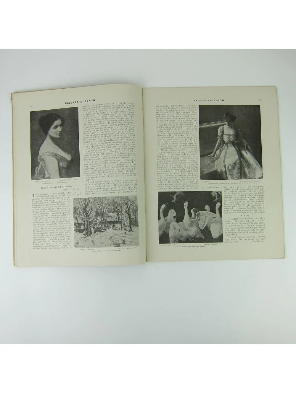 Palette and Bench Monthly Book for Art Lover Student Craftsman May 1910 Antique